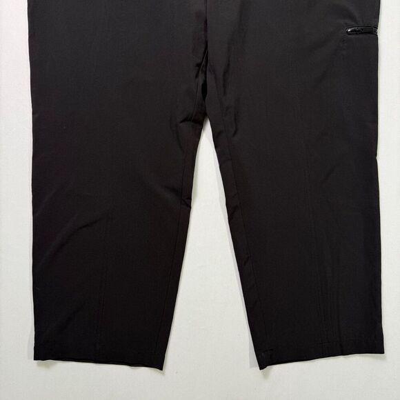Chico's Zenergy Athletic Pants Sz 3.5S (18S) Pull On Stretch Straight Leg Black - Picture 9 of 12